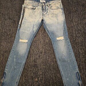 BRAND NEW VIDL Starlight Skinny Denim Jeans Sz 32x32 MSRP $250